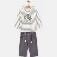 2 Делен комплет блуза и фармерки Be Cool