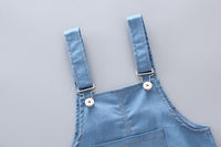 2 - Делен Комплет Фармерски Комбинезон + Маичка