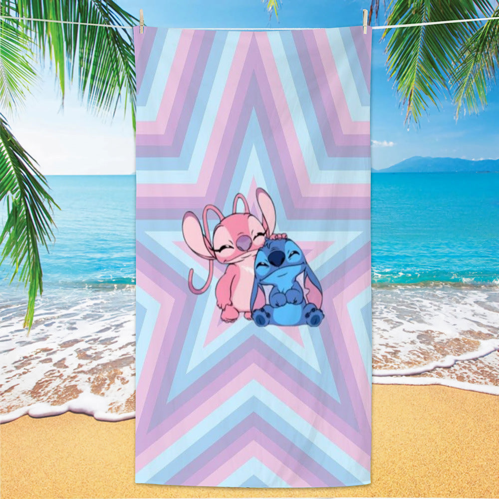 Детска крпа со Stitch и Angel