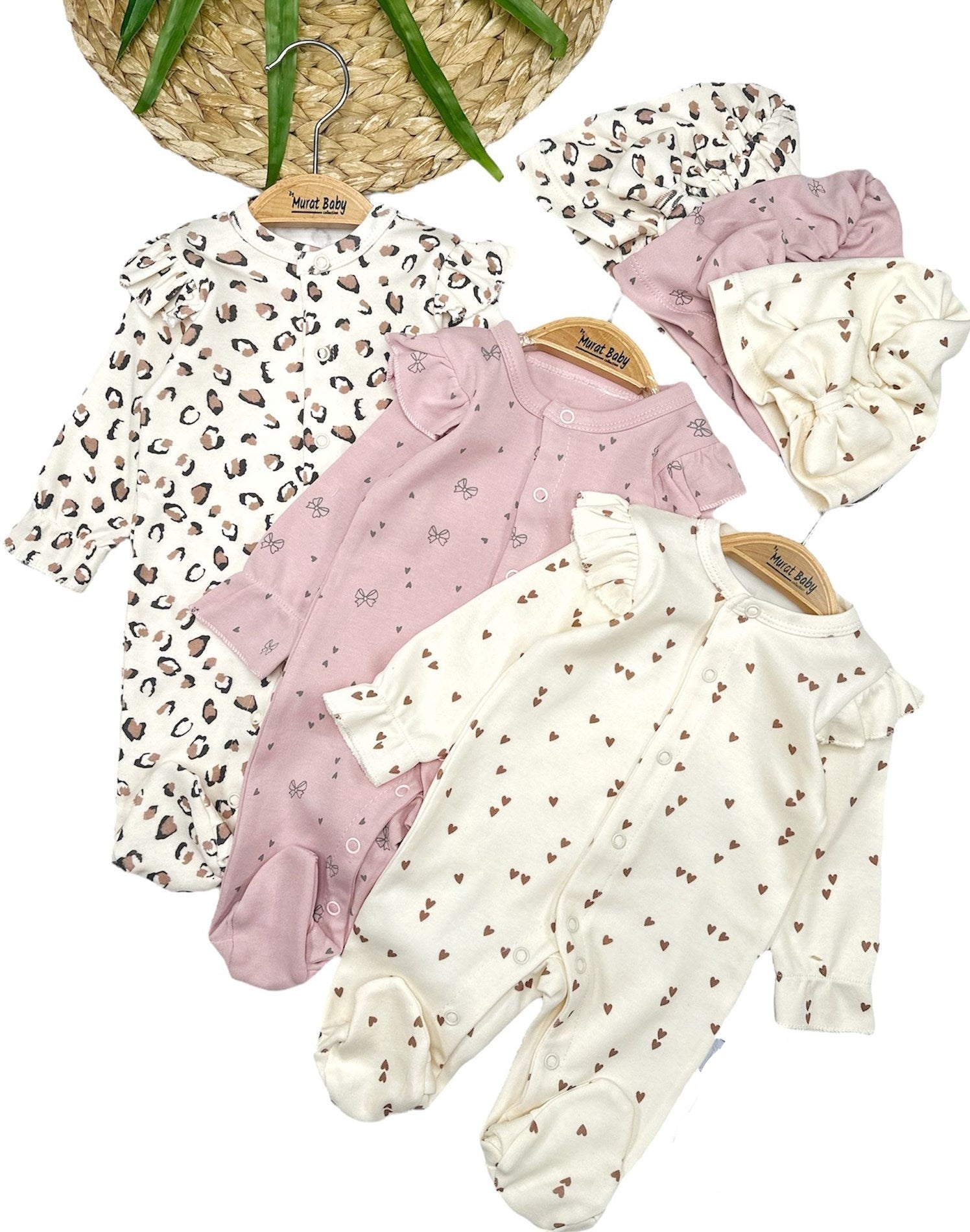 Комплет од три шпикозни со капчиња