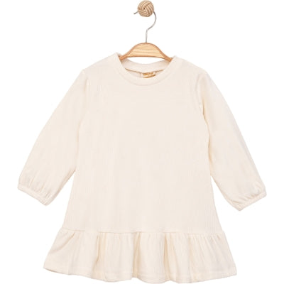 Сомотно фустанче со фарбели