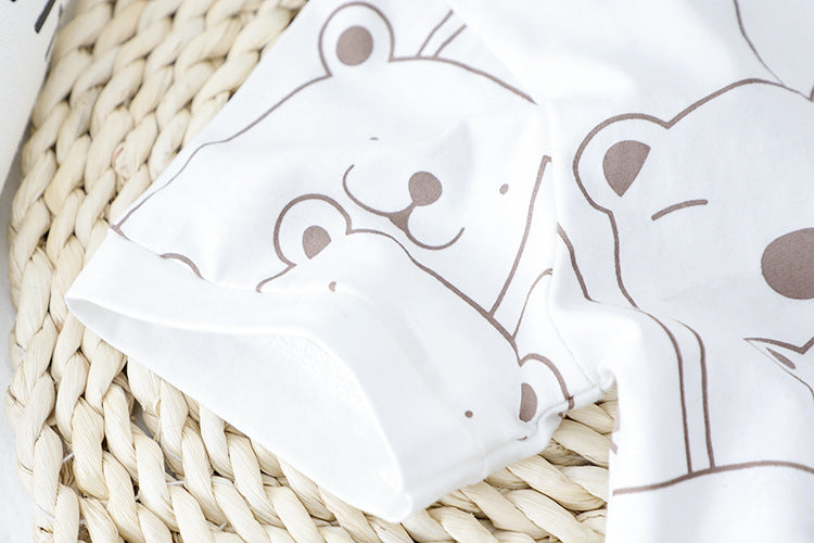 2 - Делен Комплет Маичка + Панталончиња - Мече