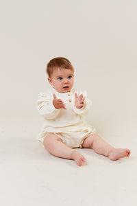 2 - Делен Комплет на Долги Ракави со Кратки Пантолони