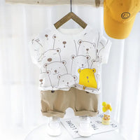 2 - Делен Комплет Маичка + Панталончиња - Мече