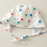 Костим за капење со срциња и капа