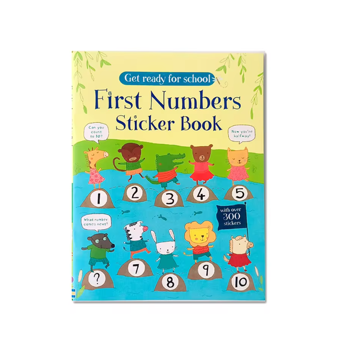 Книга со Стикери - First Numbers – Muppet Kids