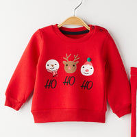 2 - Делен Новогодишен Комплет Тренерки HO HO HO