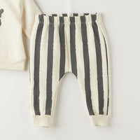 3 Делен комплет блуза, елече и панталони со линии