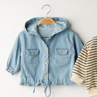 Комплет блуза, панталони и фармерска јакна