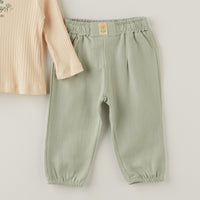 3 Делен комплет блуза, јакна и панталончиња цветен принт