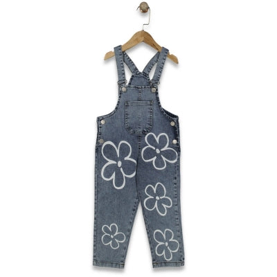 Фармерски комбинезон со цветови