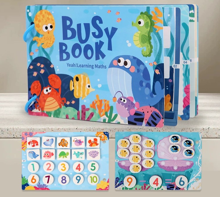 Едукативна Книга со Лепенки Maths