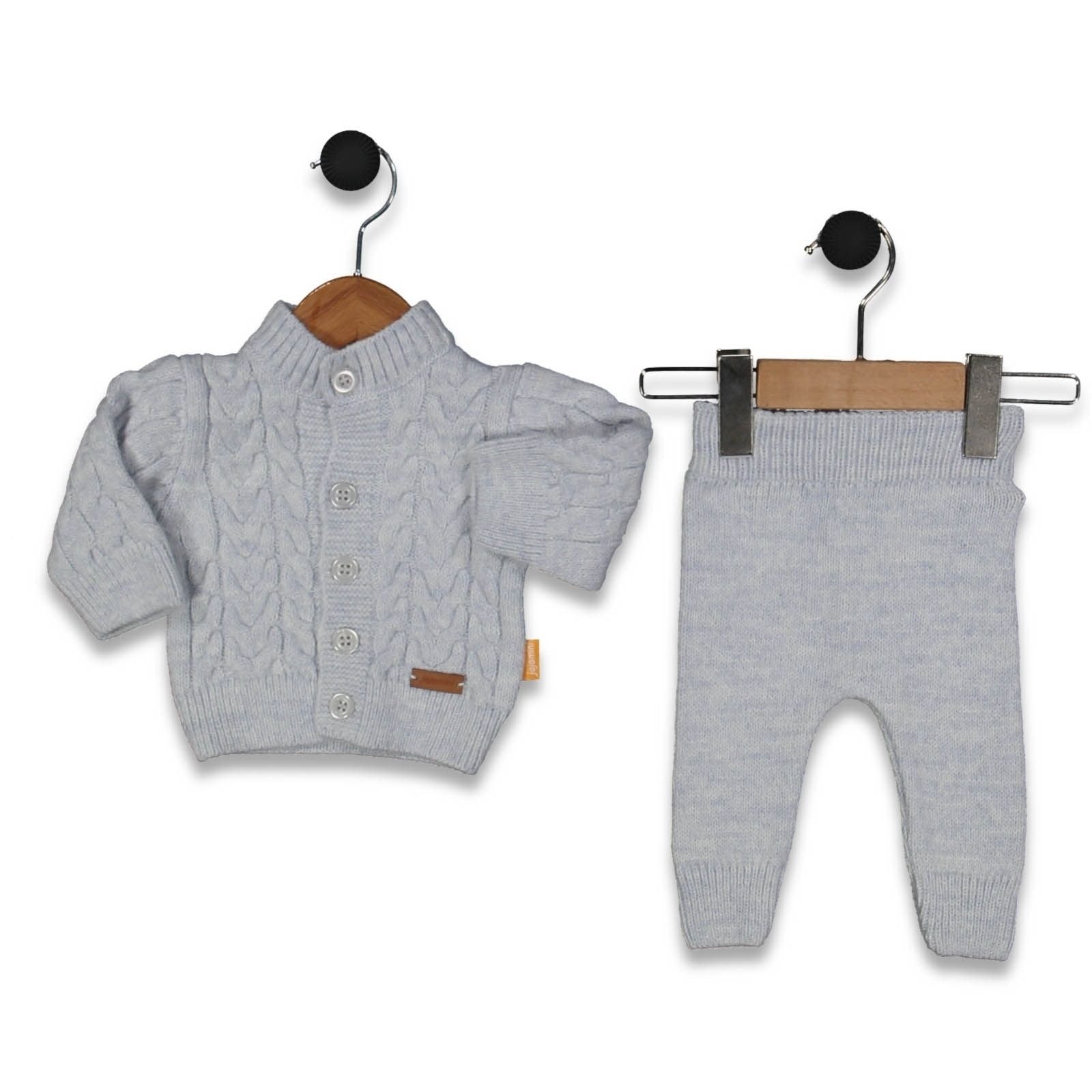 2 Делен плетен комплет со петличиња