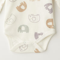 Боди со долги ракави Слончиња