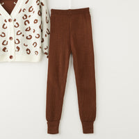 2 Делен комплет плетен џемпер и хеланки