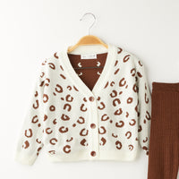 2 Делен комплет плетен џемпер и хеланки