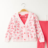 2 Делен комплет плетен џемпер и хеланки