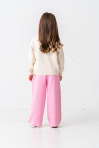 2 Делен комплет блуза со панделки и траперки