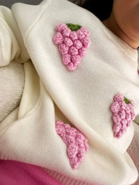 2 Делен плетен комплет со јагоди