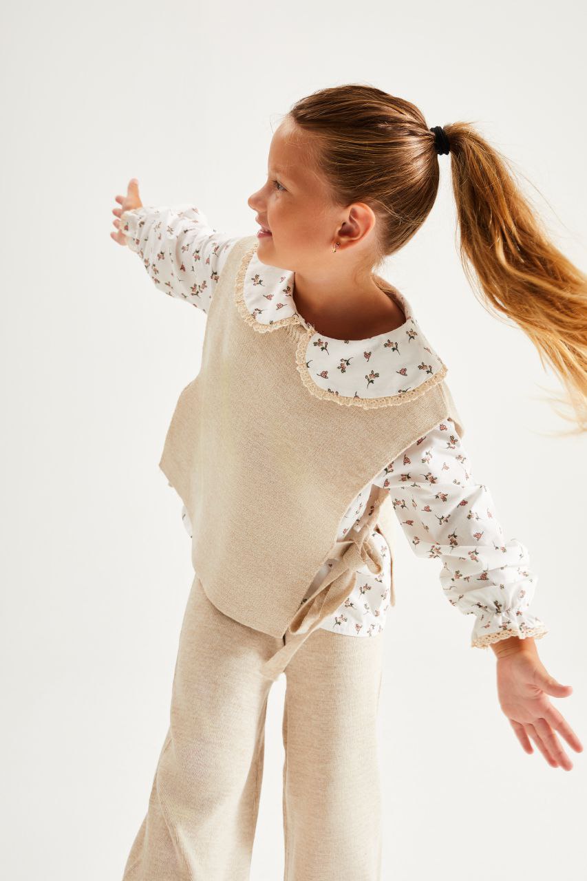 3 Делен комплет за девојчиња Flowers