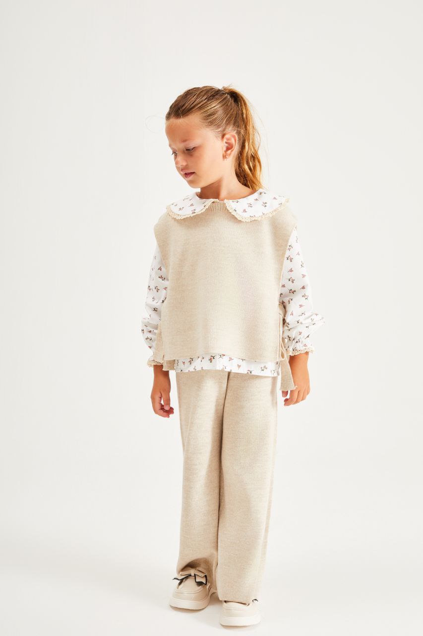 3 Делен комплет за девојчиња Flowers