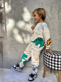 2 Делен комплет тренерки со диносауруси