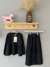 2 - Делен Комплет Блуза + Траперка Панталони