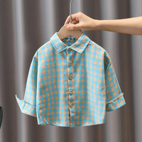 2 - Делен Комплет Карирана Кошула со Тексас Комбинезон