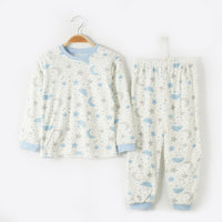 2 - Делен Комплет Пижами - Месечинки и Облачиња