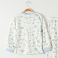 2 - Делен Комплет Пижами - Месечинки и Облачиња