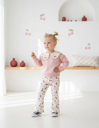 2 Делен комплет блуза и траперки со цреши