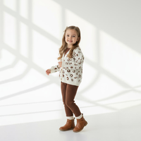 2 Делен комплет плетен џемпер и хеланки