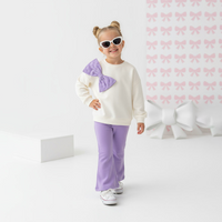 2 Делен комплет блуза и траперки Bow