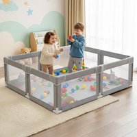 Детска ограда за игра + топчиња 120х120 цм