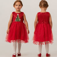 Новогодишно светка фустанче Елка