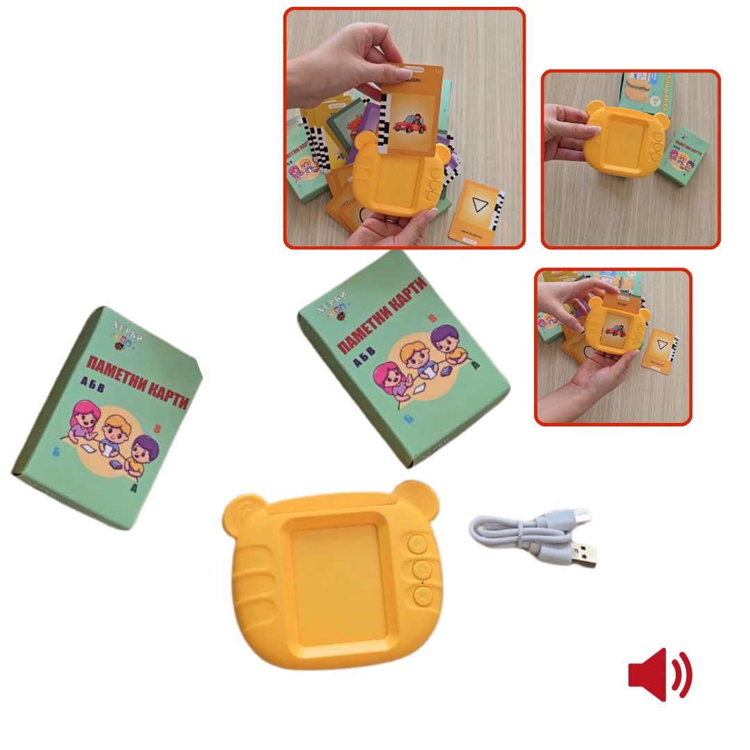 Паметен уред плус картички на македонски јазик