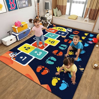 Детски тепих „Space Hopscotch“ – бројки и стапки 140х200 вм