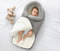 Зимска вреќа со крзнена јака и патент