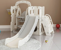 Комплет игрална - тврдина со тобоган и кош