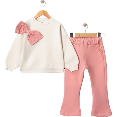 2 Делен комплет блуза и траперки Bow