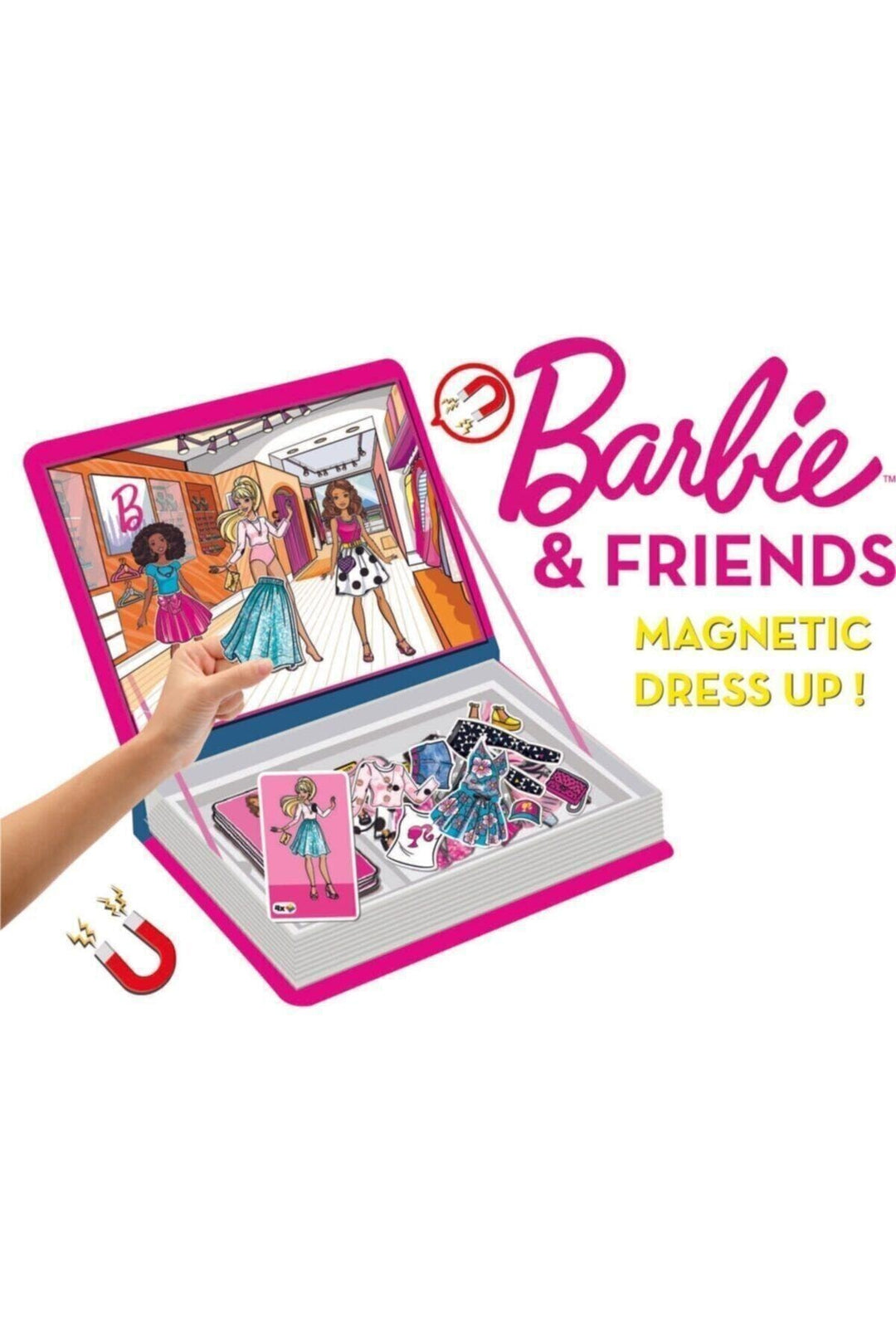 Магнетна Игра за Девојчиња - Dress Up Barbie