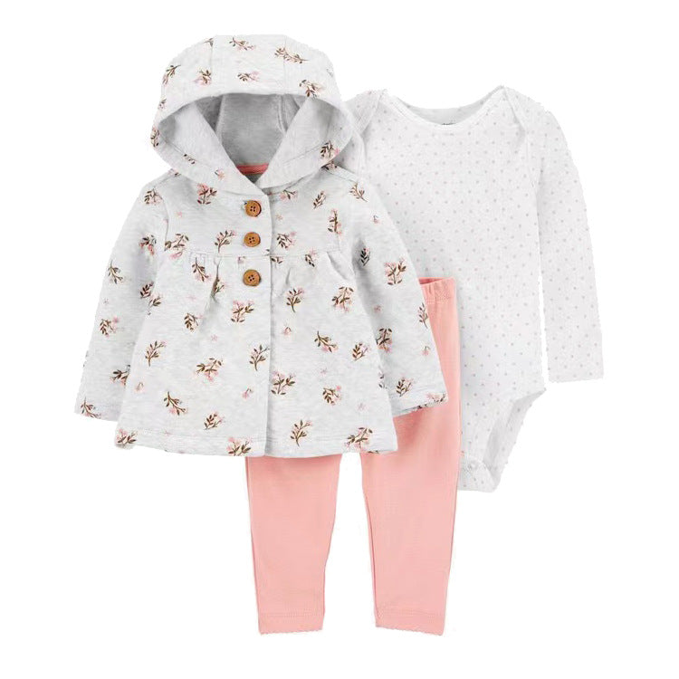 3 делен комплет со цвеќиња