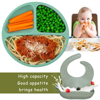 6 - Делен Силиконски Сет за Хранење во 4 Бои