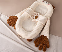 Мултифункционално бебешко гнездо со греење и смирувачки рачиња