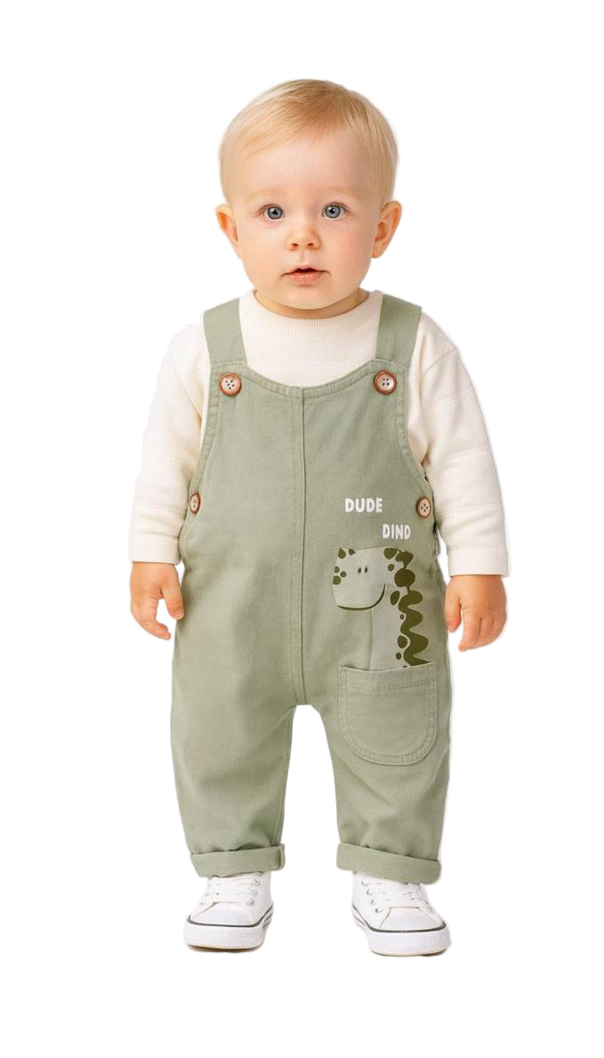Комплет комбинезон и блуза Dude Dino