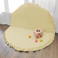 Кружен тепих со набори – мек и преклоплив