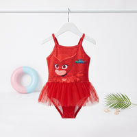 Едноделен Костим за Капење со Тул - PJ Masks