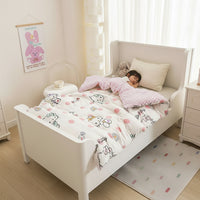 Двостран плишан дебел јорган Hello Kitty 150*200цм