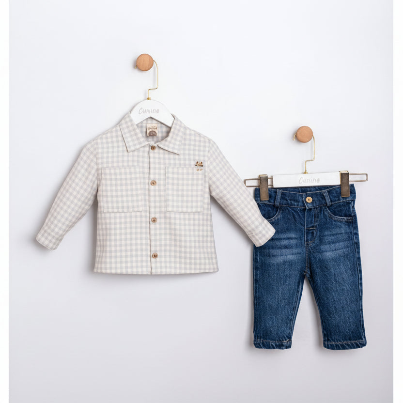 2 Делен комплет кошула и фармерки Tiger