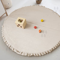 Кружен тепих со набори – мек и преклоплив